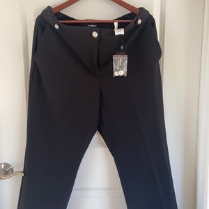 Express Size 14 Capri Dress Pants - Black